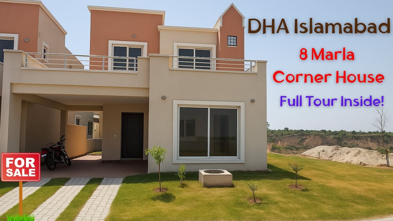 8 Marla Corner House Tour in DHA Phase 7 Islamabad 🏡 | Full Walkthrough & Features