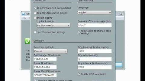 ALM - Extension Mobility client - introduction video with settings and options