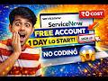 👉 "ServiceNow Free Account Create Ela? 😱 Step by Step Telugu | No Coding | Start in 1 Day🔥