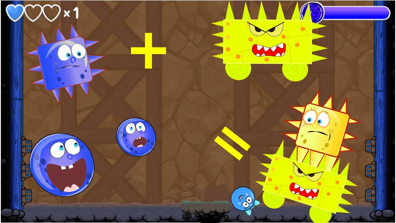 red ball 1 game download BLUE SPONGEBOB BALL INTO THE CAVE LEVEL 61 - 75 WITH BOSS DEFEATED & PRINCES RESCUED