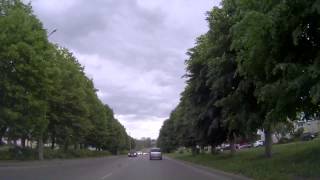 Улицы Новомосковска (часть 1) / Driving in Novomoskovsk Tula region (part 1)