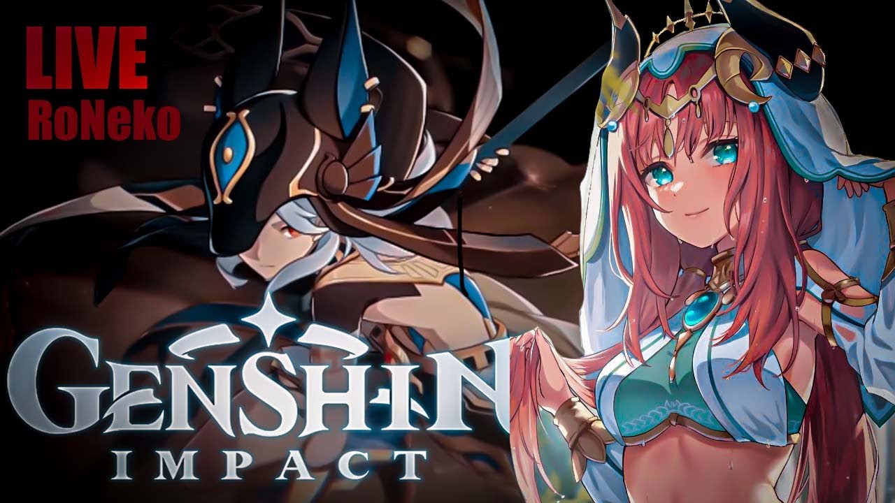 Let's explore sumeru a bit , got one of my hacked acc back ! | genshin impact live | VTuber | RoNeko
