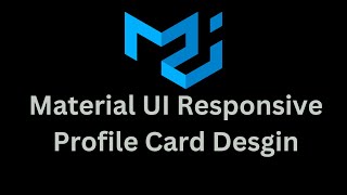 Material UI Responsive Profile Card Design | Material UI Grid System