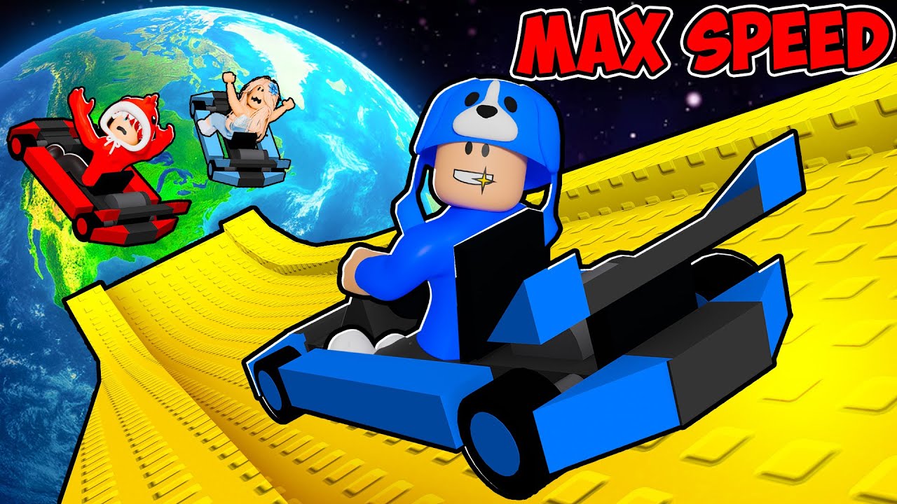 Reaching MAX SPEED In Roblox Ride And Slide 