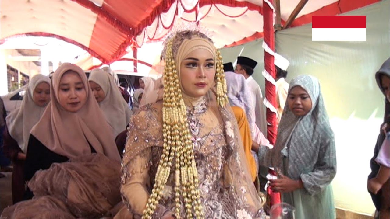 life in rural indonesia, traditonal wedding in village, madura east java