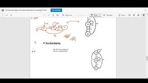 Mealy FSM Sequence detector.