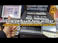 Using 24/7 self-help printer at Japanese convenience stores!