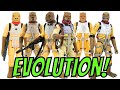 Evolution of bossk action figures 1980 to 2015