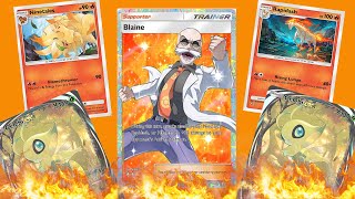 Pokemon Pocket - Blaine VS Celebi Meta Deck - No Commentary