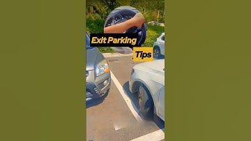 How to Safely Exit a Parking Spot Without Scratching Your Car #cardrivingtips #automobile #shorts