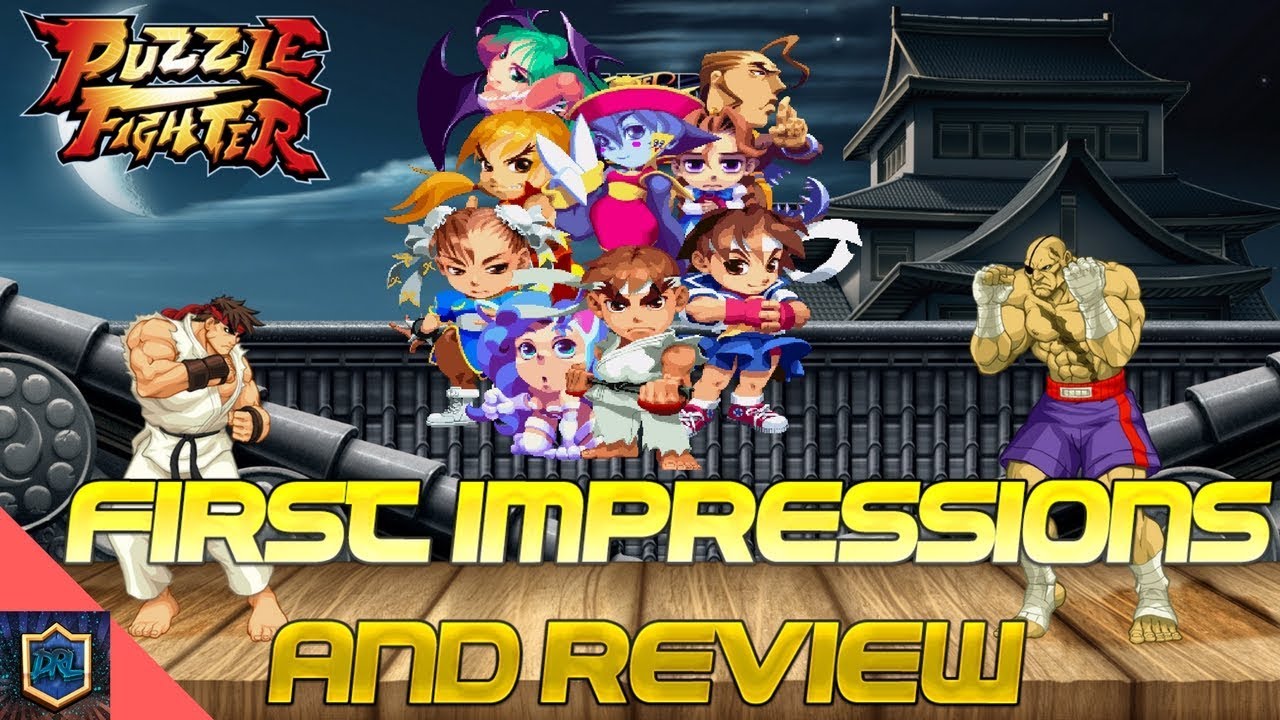 Capcom Puzzle Fighter Review & First Impressions | Gameplay & First 20 Minutes | Puzzle Fighter iOS