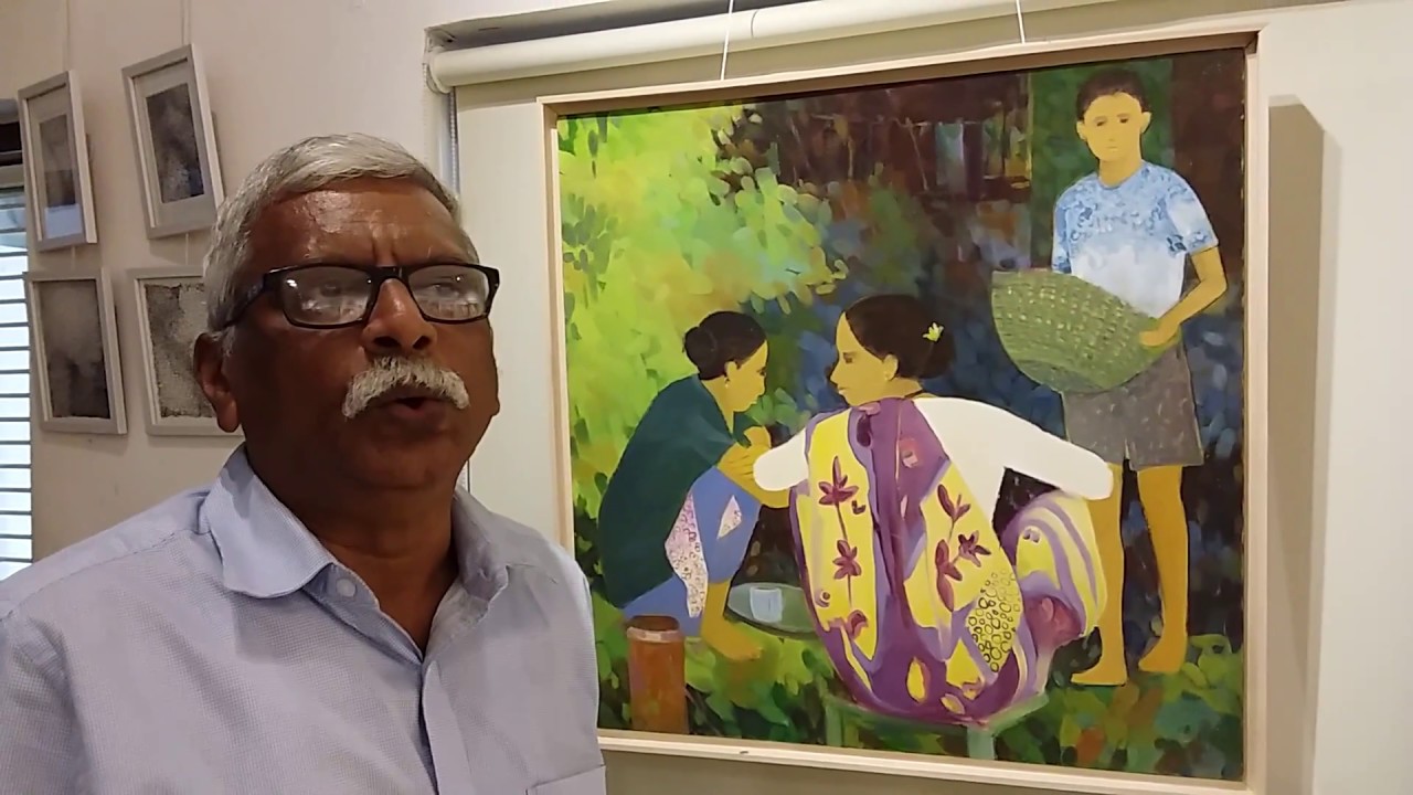 Artist Shashikant Bane talks about his recent oil paintings at Indiaart Gallery