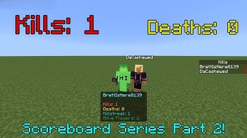 Hoe je sterfgevallen, kills, killstreaks en het aantal spelers in Minecraft Bedrock kunt bijhouden!