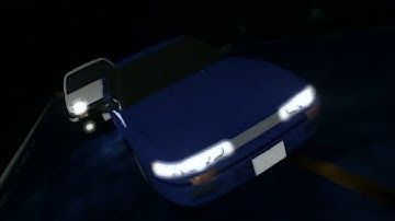 Initial D - AE86 Trueno vs Nissan Sileighty