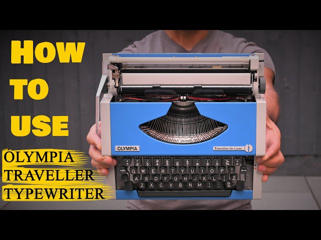 【完動品】　Olympia Traveller de Luxe　タイプライター OLYMPIA Traveller de Luxe S タイプライター – zakka store towi