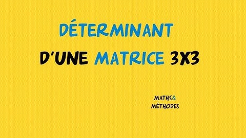 Déterminant d