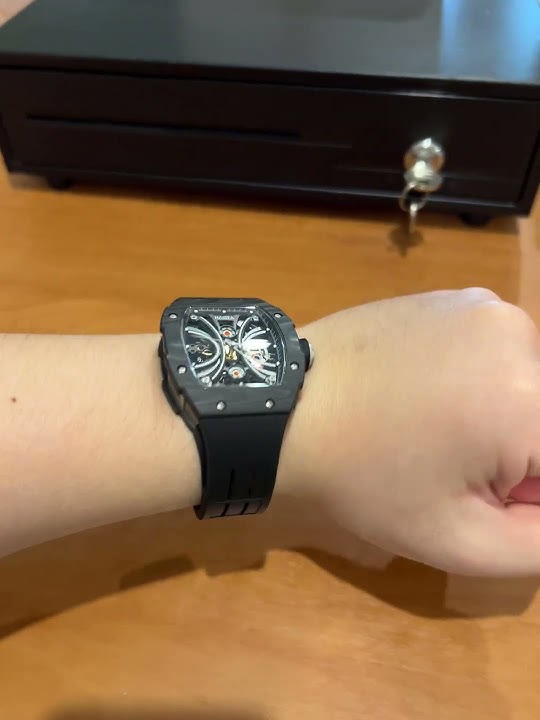Haofa carbon black ntpt #homage #rm #haofa #carbon #ntpt #richardmille #watch