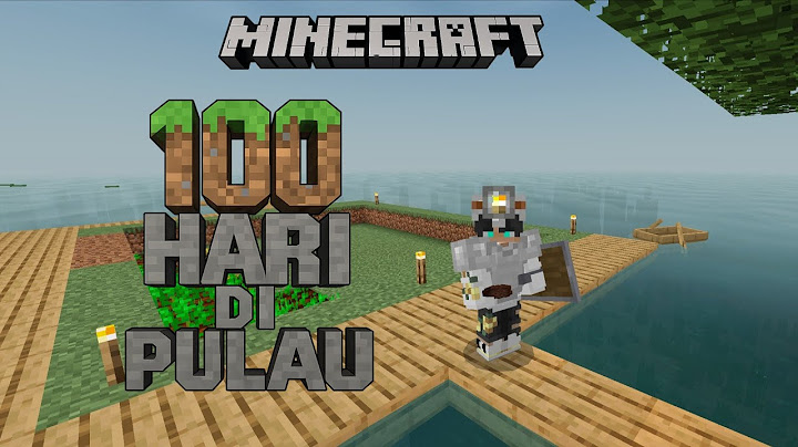 100 hari Minecraft pulau terpencil! bertahan hidup di pulau terpencil di samudra. Minecraft 100 hari