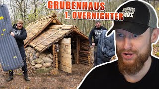 1. Overnighter im GRUBENHAUS - Wie gut ist es wirklich? | Fritz Meinecke reagiert