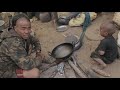 Cooking food in village farm area || Village food