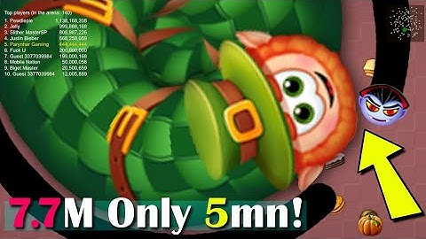 Worms Zone io Biggest snake Highest Score & new Record Worms Zone io | Saamp Wala Game/snake Game