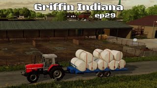 Griffin Indiana ep29 Survival'ish Lets Play - Farming Simulator 22