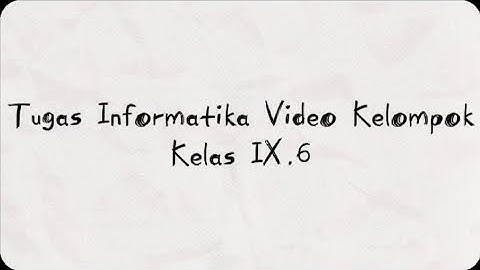 Tugas Informatika || Vlog Algoritma Pemrograman membuat "Es Teh" || Kelas IX.6