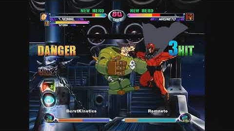 MvC2: Magneto 1v3 Comeback by Romneto [vs Khaos] .:10.7.20:.