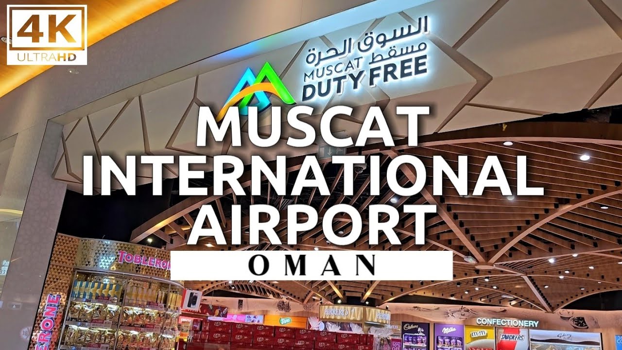Muscat International Airport, Oman | 4K Walking Tour