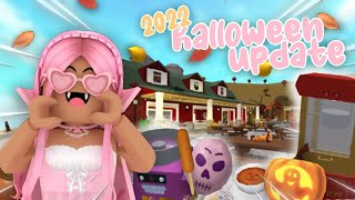 BLOXBURG 2022 HALLOWEEN UPDATE!! (NEW FOODS, LOCATIONS AND DECORATIONS!) 0.11.0