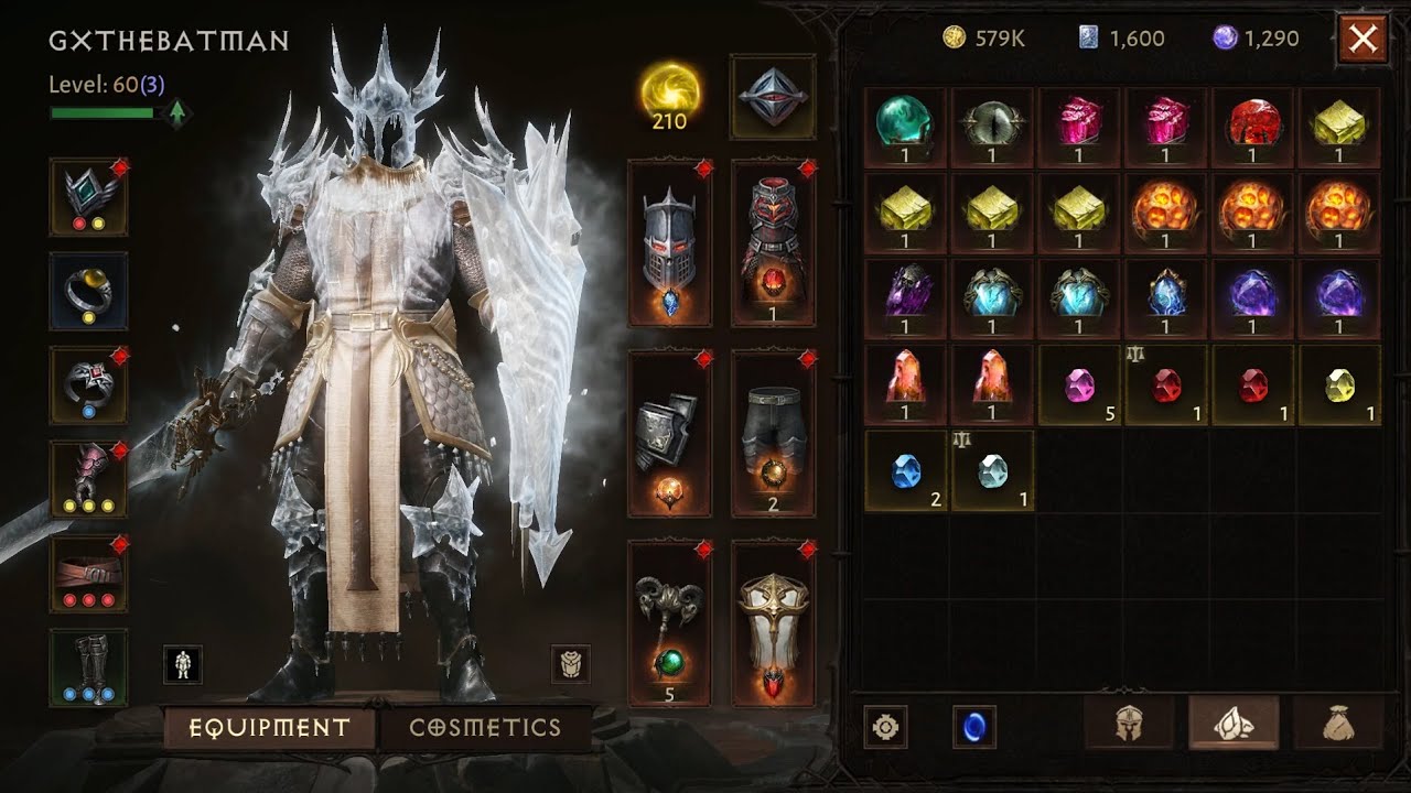 Diablo Immortal PC Crystalline Echoes Cosmetic for Crusader and 5