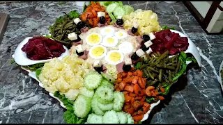 سلطة مغربية راقية للضيوف و العراضات /Salade Marocaine variée/Moroccan Salad