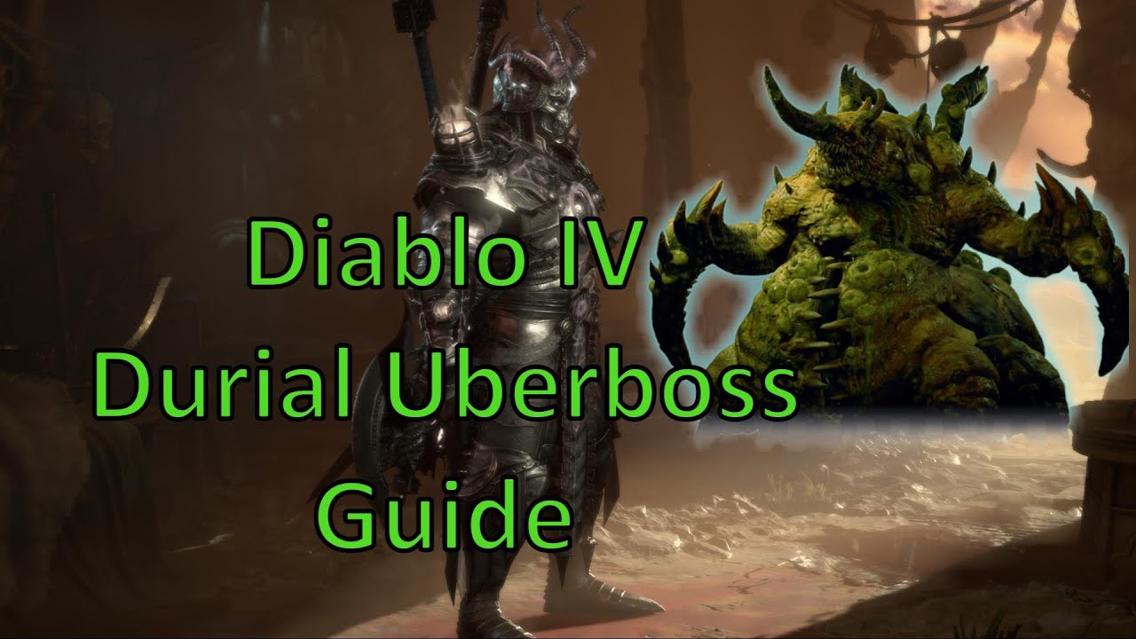 Diablo 4 Uber Boss Durial Kill Guide Materials to summon How to summon Uber Bosses 🔥 YouTube