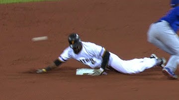 CHC@PIT: Marte swipes second, advances on error