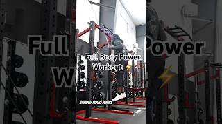 Full Body Power Workout 🔥 #Shorts #performancetraining #workout