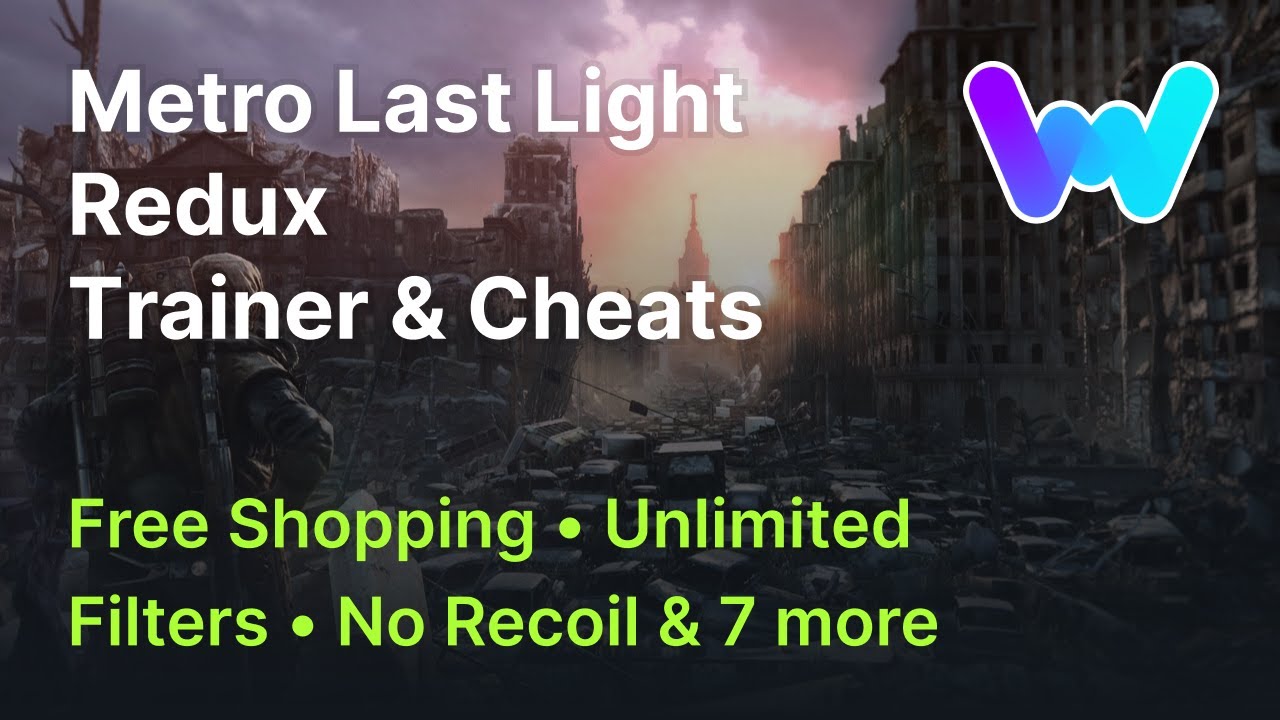 Limited Midler klint Metro Last Light Redux Trainer +10 Cheats (Free Shopping, Unlimited  Filters, Super Rate of Fire ) - YouTube