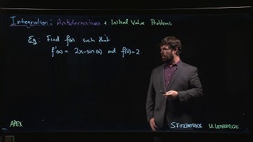Integration: Antiderivatives - 05. Initial Value Problems