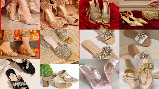 Women Footwear Collection 2026 | Daily Wear Sandals | Fancy Chappal | Designer Heels Under ₹200 ₹300 screenshot 2