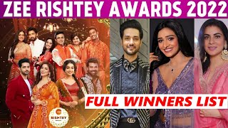 Full Winners List of Zee Rishtey Awards 2022 | Shraddha  Arya, Ashi in ZEE  Rishtey Awards 2022-23