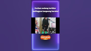 Korban sedang tertidur malingpun langsung beraksi #maling   #viralnews #malingmotor