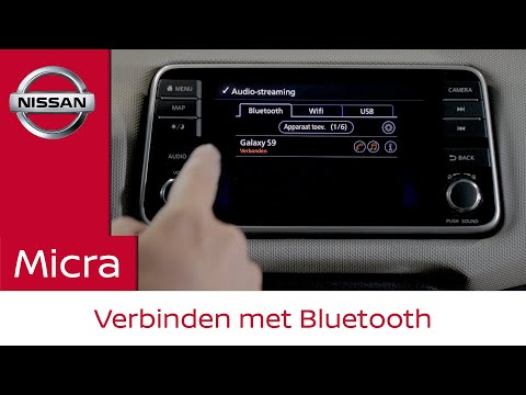 Nissan Micra 2020 verbinden met telefoon via bluetooth