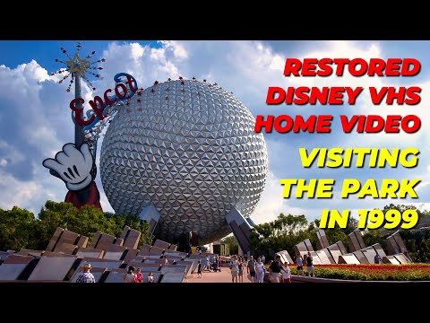 EPCOT 1999 Just Before The Millennium: Restored Disney VHS Home Video