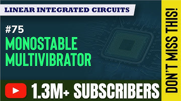 Monostable Multi Vibrator using 555 | Special Purpose Integrated Circuits in EXTC Engineering