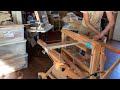 Learn to Weave #3 - Warping and threading the loom