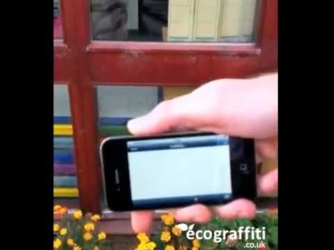 EcoGraffiti QR Code - Clean Advertising
