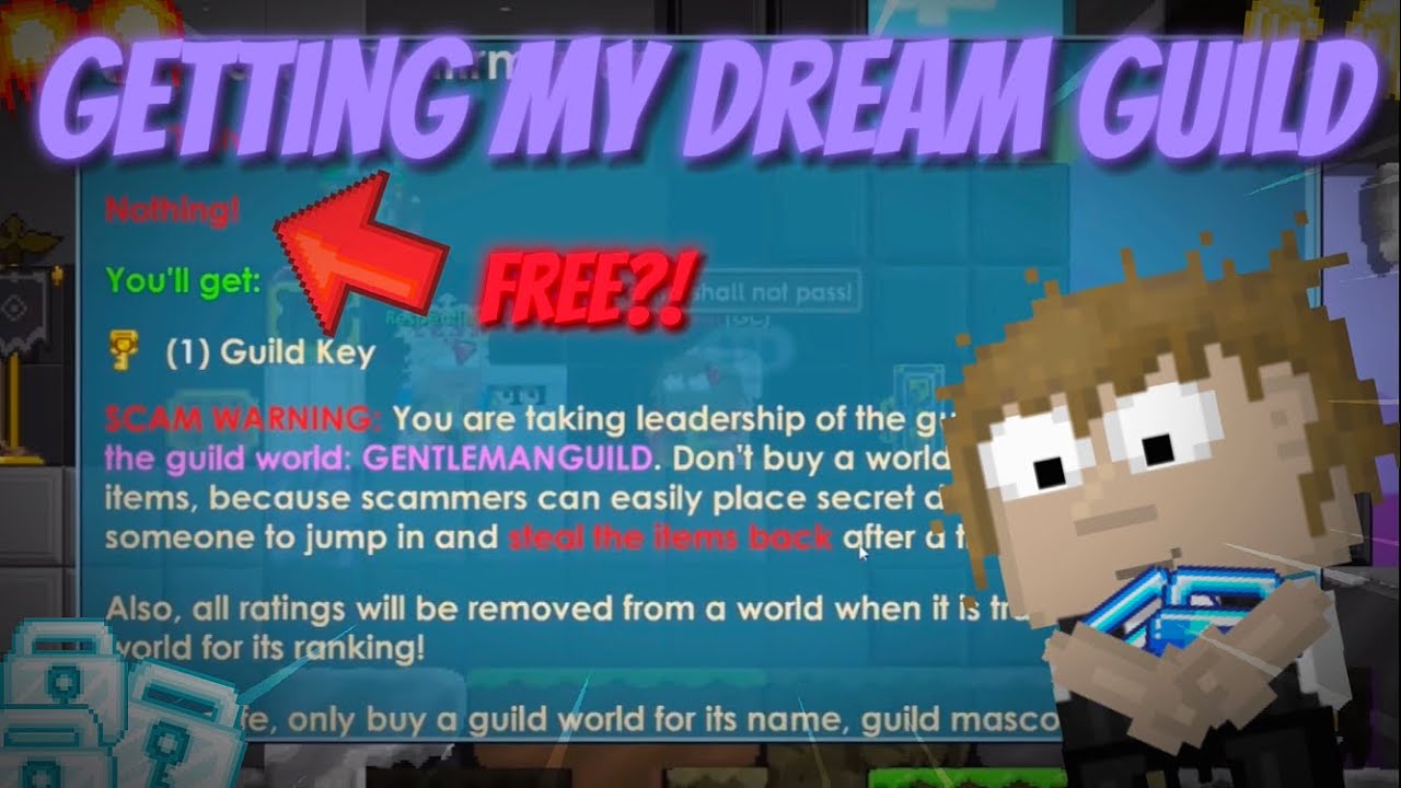 GETTING MY DREAM GUILD FOR FREE!? | Growtopia