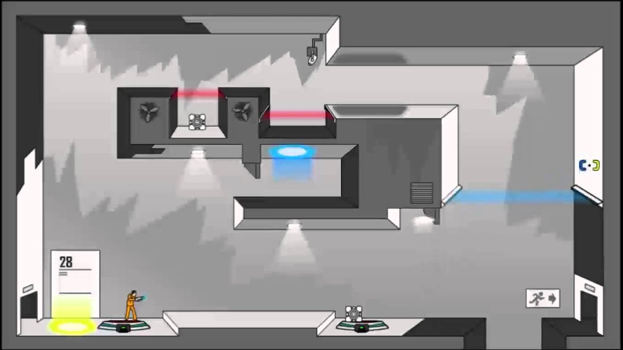 Portal The Flash Version walkthrough All Levels 1-40