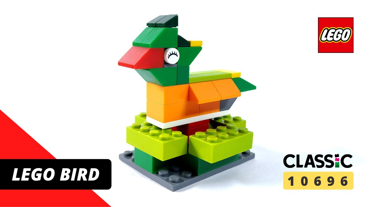 LEGO  Bird in nest - LEGO Classic 10696  & DIY brick blocks  to Creative Activity - TUTORIAL
