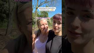 Her Reaction  horse horses horseriding horsegirl riding equestrian pony horsey horsefan