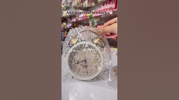 🕰️ Antique Alarm Clock | Vintage Classic Table Clock ⏰ #Shorts
